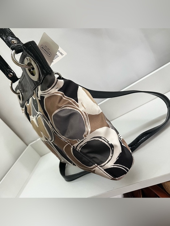 NWT | COACH Ashley Madison Scarf Print Y2K Top Handle Hippie Hobo Crossbody Bag - Picture 3 of 13